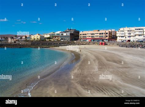 Playa Chica Beach in Puerto del Rosario, Fuerteventura.